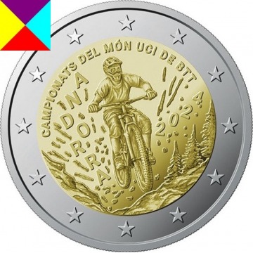 🟢 2 euro Andorra 2024 Campeonato Mundo de BTT